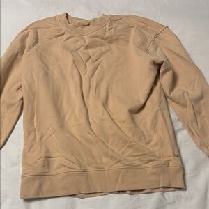 lululemon athletica  peach  Crewneck Sweatshirt